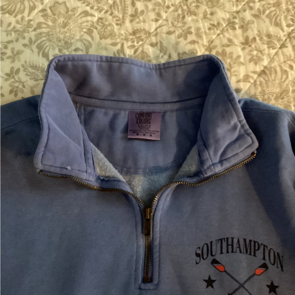 Deep blue sweatshirt